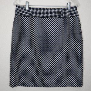 Ann Taylor* Women's Fully Lined Side Zip 9" Front Slit BOHO Pencil Skirt~ Size 6